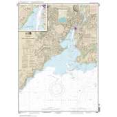 HISTORICAL NOAA Chart 12371: New Haven Harbor;New Haven Harbor (Inset)
