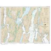 NOAA Chart 13296: Boothbay Harbor to Bath: Including Kennebec River