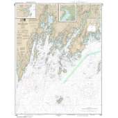 HISTORICAL NOAA Chart 13301: Muscongus Bay;New Harbor;Thomaston