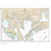 Atlantic Coast NOAA Charts :NOAA Chart 13398: Passamaquoddy Bay and St. Croix River; Beaver Harbor; Saint Andrews; Todds Point