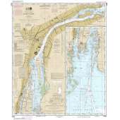 HISTORICAL NOAA Chart 14848: Detroit River