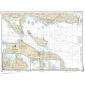 Great Lakes Charts :NOAA Chart 14881: Detour Passage to Waugoshance Pt.;Hammond Bay Harbor;Mackinac Island;Cheboygan;Mackinaw City;St. lgnace