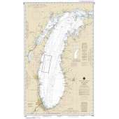 Great Lakes Charts :NOAA Chart 14901: Lake Michigan (Mercator Projection)