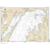 HISTORICAL NOAA Chart 14902: North end of Lake Michigan: including Green Bay