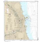 HISTORICAL NOAA Chart 14928: Chicago Harbor