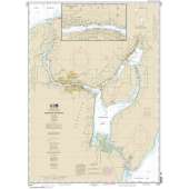 Great Lakes NOAA Charts :HISTORICAL NOAA Chart 14972: Keweenaw Waterway: including Torch Lake;Hancock and Houghton