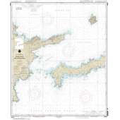NOAA Chart 16463: Kanaga Pass and approaches