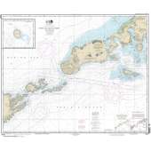 Alaska NOAA Charts :NOAA Chart 16520: Unimak and Akutan Passes and approaches;Amak Island