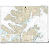 HISTORICAL NOAA Chart 16594: Marmot Bay and Kupreanof Strait;Whale Passage;Ouzinkie Harbor