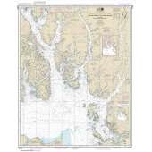 Alaska NOAA Charts :NOAA Chart 17420: Hecate Strait to Etolin Island: including Behm and Portland Canals