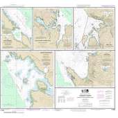 HISTORICAL NOAA Chart 17423: Harbor Charts-Clarence Strait and Behm Canal Dewey Anchorage: Etolin Island;Ratz Harbor: Prince of Wales Island;Naha Bay: Revillagigedo Island;Tolstoi and Thorne Bays: Prince of Wales ls.;Union Bay: Cleveland Peninsula