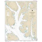 HISTORICAL NOAA Chart 17431: N. end of Cordova Bay and Hetta Inlet