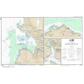 HISTORICAL NOAA Chart 17435: Harbors in Clarence Strait Port Chester: Annette Island;Tamgas Harbor: Annette Island;Metlakatla Harbor
