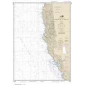 Pacific Coast NOAA Charts :NOAA Chart 18010: Monterey Bay to Coos Bay