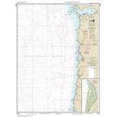 HISTORICAL NOAA Chart 18520: Yaquina Head to Columbia River;Netarts Bay