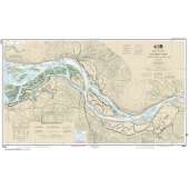 HISTORICAL NOAA Chart 18523: Columbia River Harrington Point to Crims Island