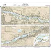 HISTORICAL NOAA Chart 18531: Columbia River Vancouver to Bonneville; Bonneville Dam