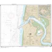 NOAA Chart 18581: Yaquina Bay and River;Continuation of Yaquina River