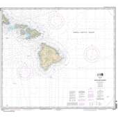 HISTORICAL NOAA Chart 19010: Hawai'ian Islands southern part
