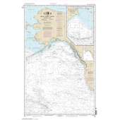 NOAA Chart 50: North Pacific Ocean (eastern part) Bering Sea Continuation