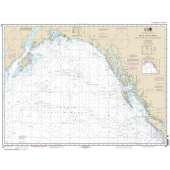 NOAA Chart 531: Gulf of Alaska Strait of Juan de Fuca to Kodiak Island