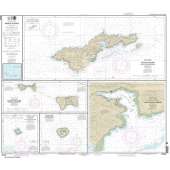 HISTORICAL NOAA Chart 83484: U.S. Possessions in Samoa Islands Manua Islands;Pago Pago Harbor;Tutuila Island;Rose Atoll;Swains Island