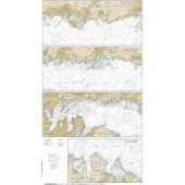 Atlantic Coast NOAA Charts :NOAA Chart 12364: Long Island Sound-New Haven Harbor Entrance and Port Jefferson to Throgs Neck (9 PAGE FOLIO)