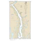 Alaska NOAA Charts :HISTORICAL NOAA Chart 17424: Behm Canal-eastern part