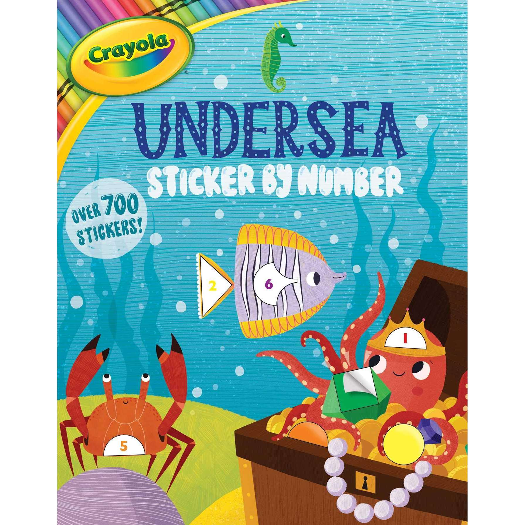 Crayola: Undersea Sticker by Number (A Crayola Sticker Activity Book for Kids) [Book]