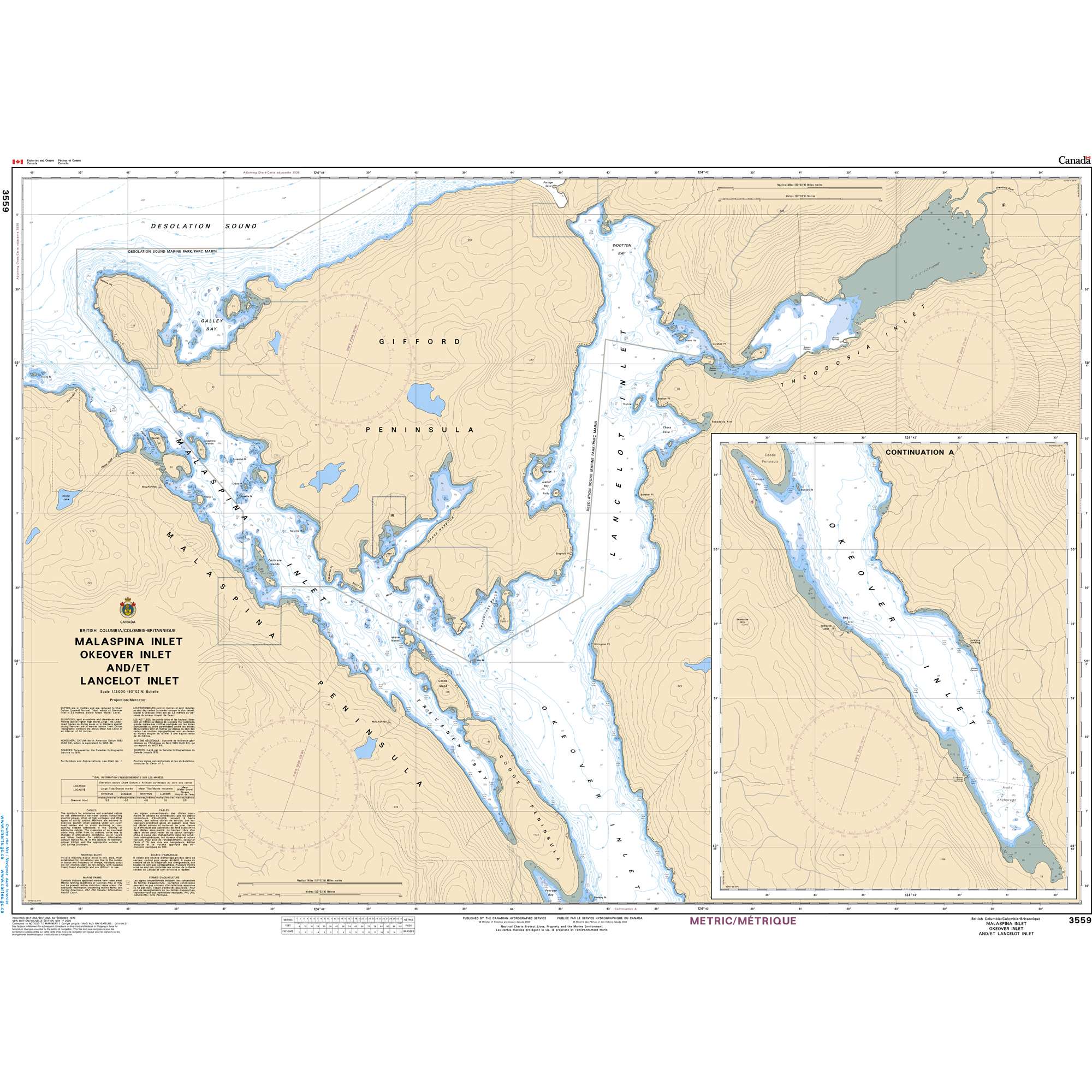 Navigational Charts :: Canadian Hydrographic Charts :: Pacific Region ...