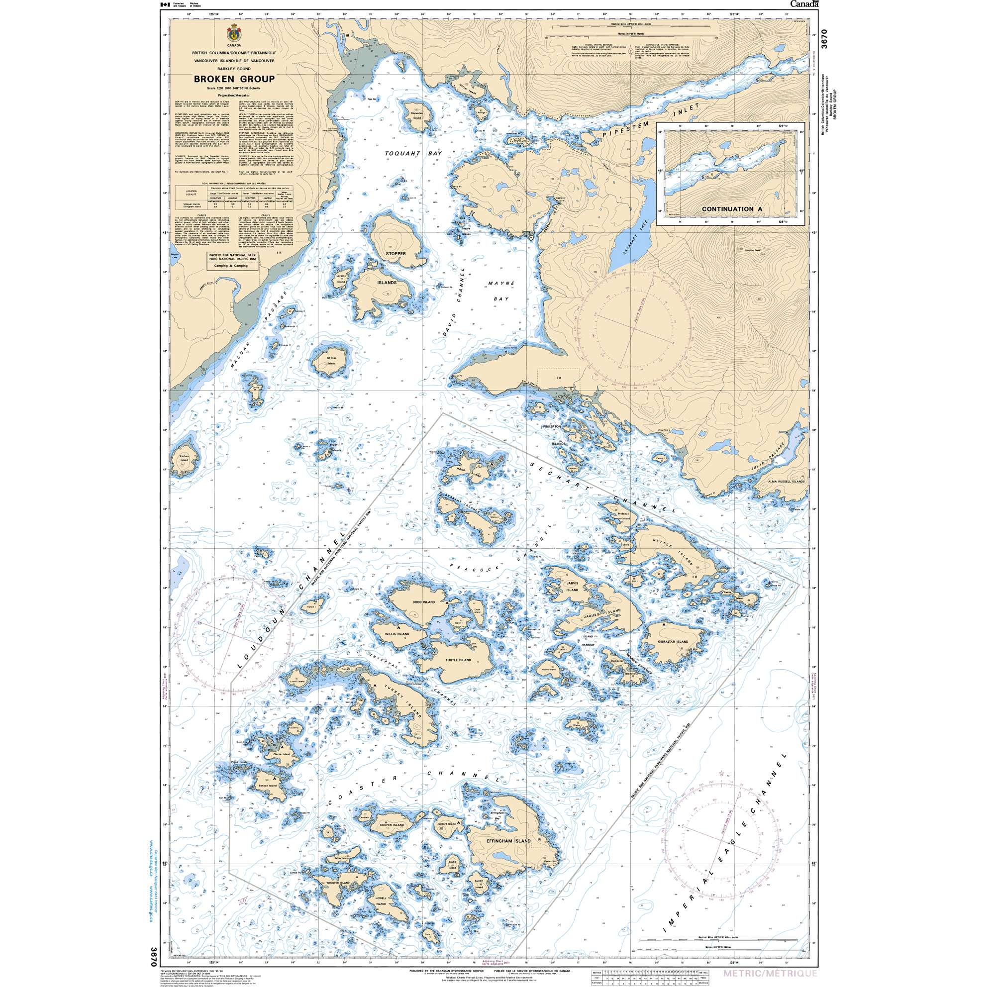Navigational Charts :: Canadian Hydrographic Charts :: Pacific Region ...