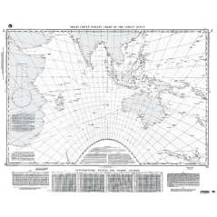 NGA Chart 74: Great Circle Sailing Chart of Indian Ocean