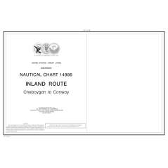 NOAA Chart Booklet 14886: Inland Route, Cheboygan to Conway