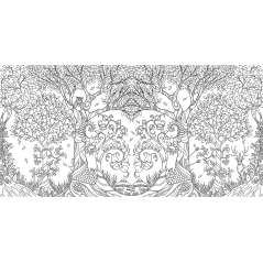 Enchanted Forest: An Inky Quest & Coloring Book