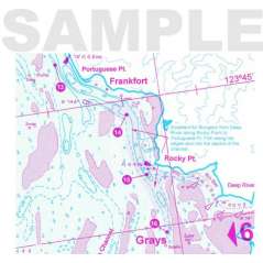 Fish-n-Map: Columbia River, Lower:  Bonneville Dam to the Pacific Ocean