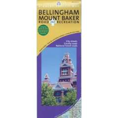 Bellingham / Mount Baker Road & Recreation Map