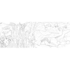 Posh Panorama Adult Coloring Book: Oceans Unfurled