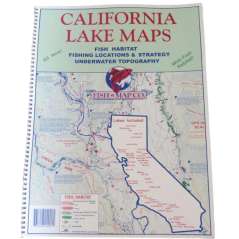 CALIFORNIA LAKE MAPS: FISH HABITAT, FISHING LOCATIONS & STRATEGY, UNDERWATER TOPOGRAPHY