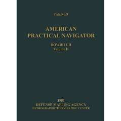 1981 American Practical Navigator - Bowditch - Volume 2 - Hardcover Book - Paracay
