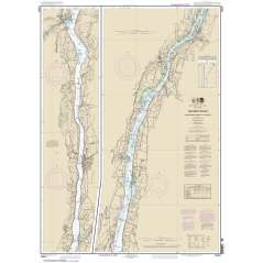 NOAA Chart 12347: Hudson River Wappinger Creek to Hudson