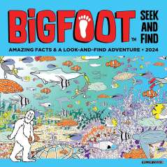 Willow Creek Press Bigfoot Seek & Find Monthly 2024 Wall Calendar - Book - Paracay