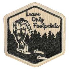 Leave Only Footprints - Patch - Paradise Cay Publications