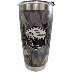 Leave Only Footprints - Stainless Steel Tumbler