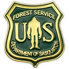 USFS Department of Sasquatch - Green - Lapel Pin - Paracay