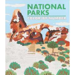 National Parks Poster Color-By-Number - Book - Paracay