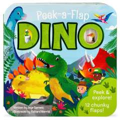 Peek-a-Flap Dino - Book - Paracay