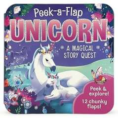 Peek-a-Flap Unicorn - Book - Paracay