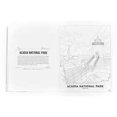 The Art of the National Parks Coloring Book - Book - Paracay