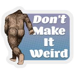 Don't Make It Weird - sticker