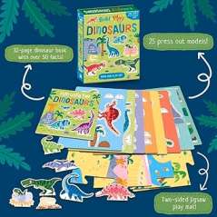 Build And Play Dinosaurs - Book - Paracay